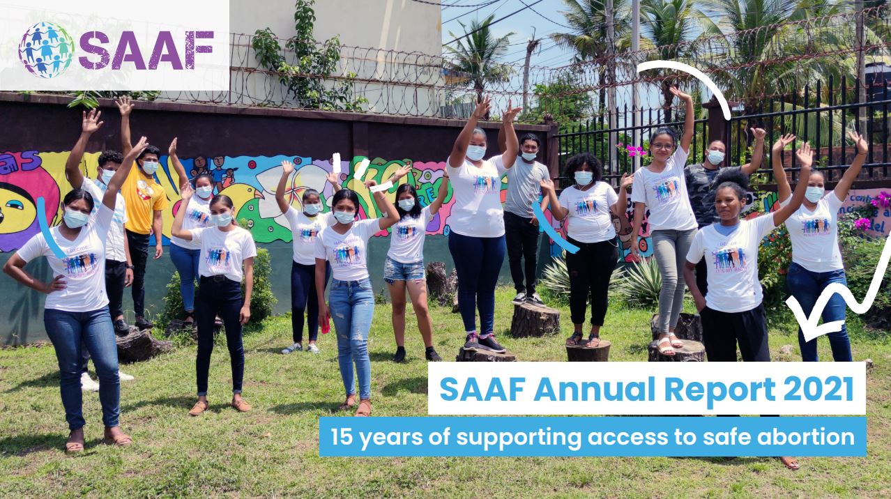 Featured image for “15 years of funding abortion: SAAF 2021 Annual Report ”