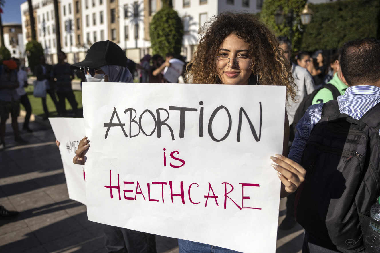 Featured image for “In Morocco, feminist activists demonstrate for the right to abortion”